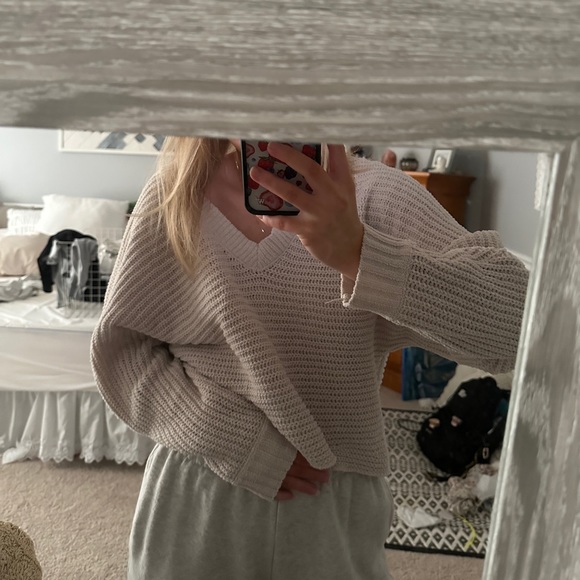 Cropped Sweater Ivory - Picture 2 of 3